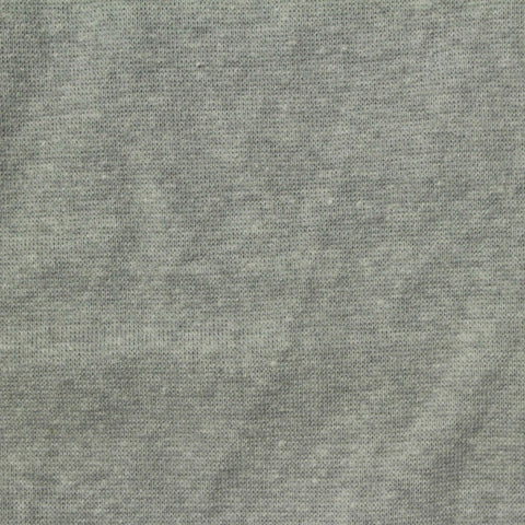 Grey Marl Rib Knit, Cotton-Poly