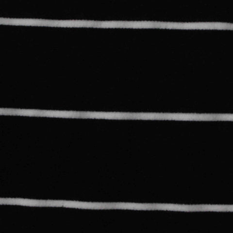 Black Stripe Knit, Viscose-Poly