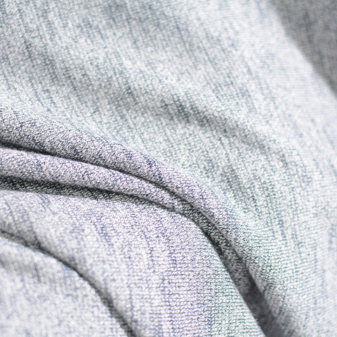Light Grey Marl Chunky Knit, Viscose-Poly, 230 gsm