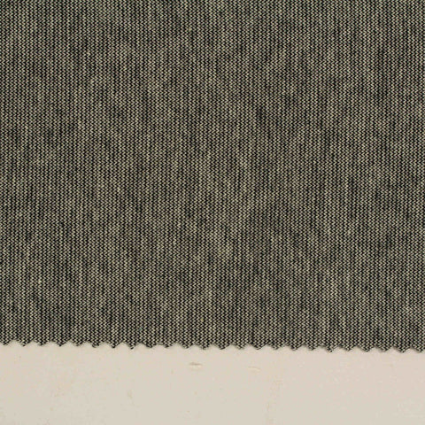 Light Grey Marl Interlock Knit, Cotton-Poly