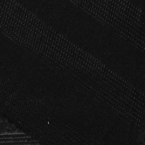 Black Textured-Stripe Jersey Knit, Poly-Cotton