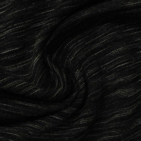 Dark Grey Heathered-Marl Ponte Knit, Polyester, 300 gsm