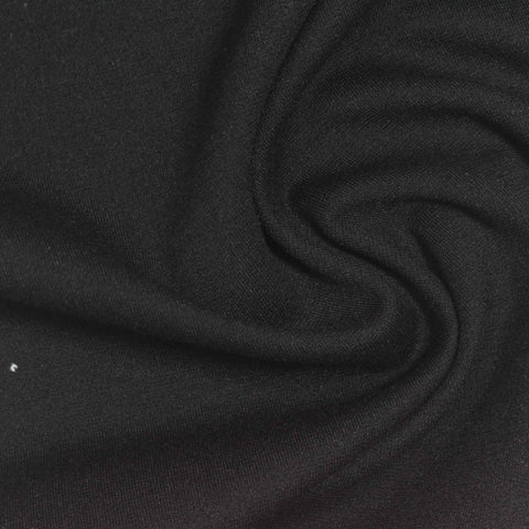 Black Ponte Knit, Poly-Viscose