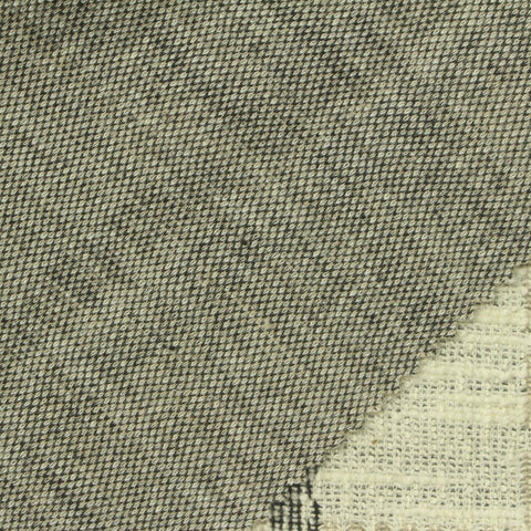 Cream Grid Chunky Knit, Cotton-Poly