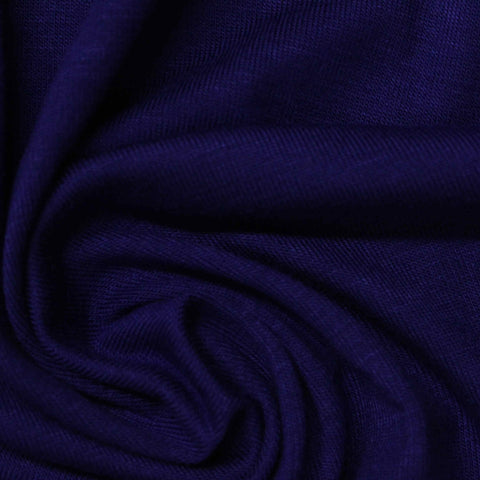 Viscose Stretch Jersey Knit Fabric, 176 gsm, 180 cm — Navy