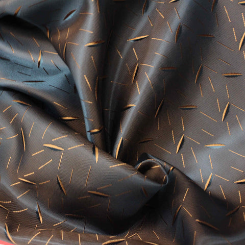 Tan Diagonal-Line Jacquard, Poly-Viscose
