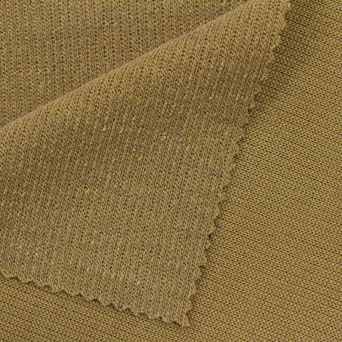 Olive Marl Velvet, Viscose-Poly