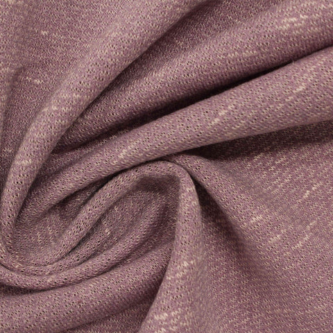 Purple Marl Linen-Look, Poly-Viscose, 203 gsm