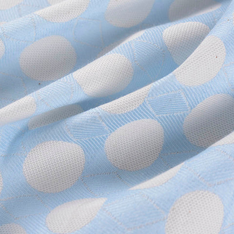 White Dots Jacquard, Poly-Cotton, 190 gsm, 150 cm, ref EF-11572