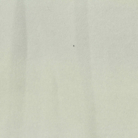 Brushed 100% Polyester French Terry Fabric, 187 gsm, 169 cm — White
