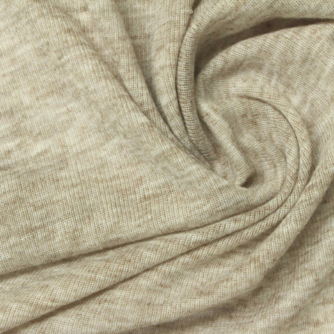 Polyester Viscose Rib Knit Fabric, 110 gsm, 155 cm — Khaki