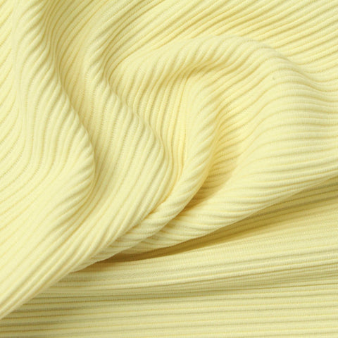 Polyester Stretch Knit Fabric, 260 gsm, 135 cm — Yellow, ref EF-262096