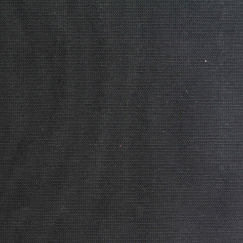 Black Rib Knit, Cotton