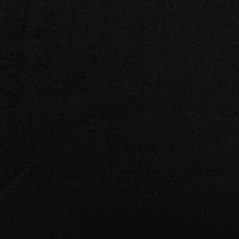 Brushed Polyester Stretch Chunky Knit Fabric, 200 gsm, 160 cm — Black