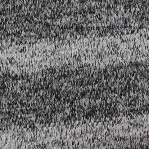 Black Marl Chunky Knit, Polyester, 340 gsm