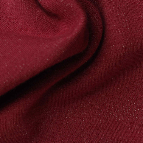 Red Marl French Terry, Viscose-Poly
