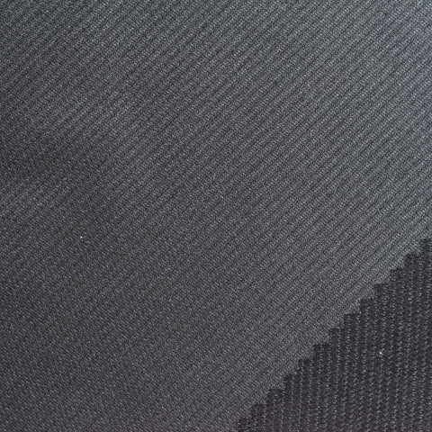 Light Grey Vertical-Stripe Corduroy, Polyester, 180 gsm