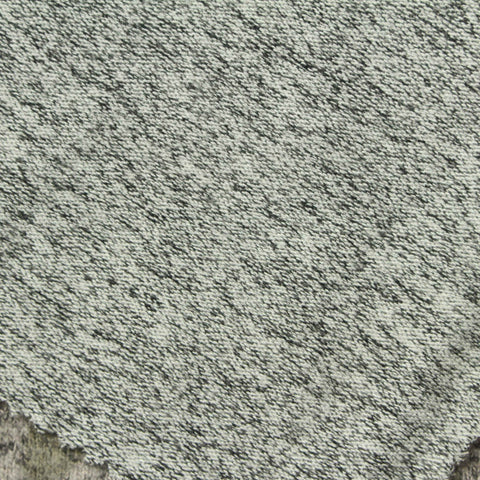 Muted Green Abstract Knit, Viscose-Poly