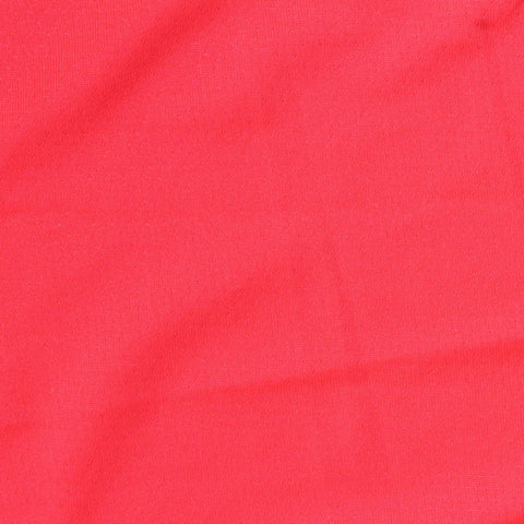 Polyester Stretch Birdseye Knit Fabric, 110 gsm, 160 cm — Red