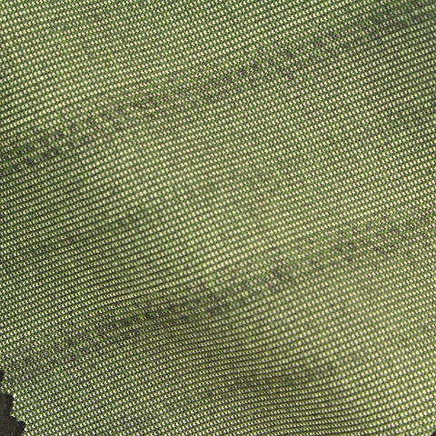 Dark Green Stripes Jacquard, Poly-Viscose