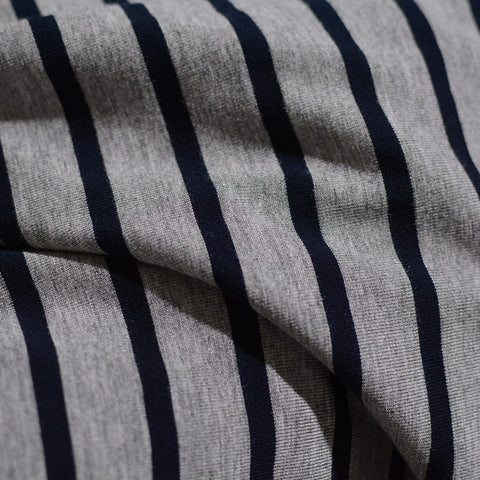 Black Stripe Knit, 220 gsm