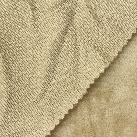 100% Polyester Fleece Fabric, 200 gsm, 176 cm — Khaki