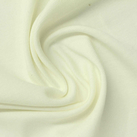 Off-White Jersey Knit, Cotton-Tencel Lyocell