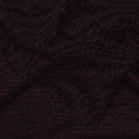Dark Red Marl Chunky Knit, Viscose-Poly, 210 gsm