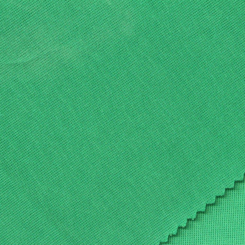 Polyester Cotton Scuba Knit Fabric, 300 gsm, 175 cm — Green, ref EF-271354