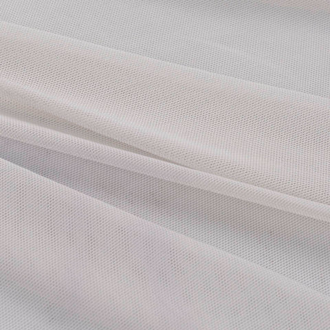 Polyester Stretch Mesh Fabric, 90 gsm, 170 cm — Grey