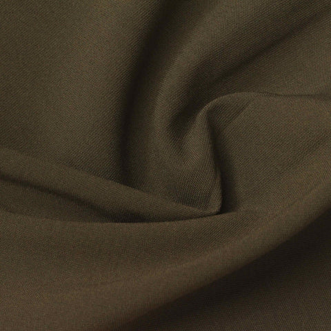 Dark Brown Twill, Poly-Viscose