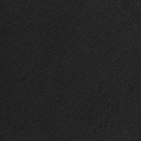 Polyester Viscose Stretch Woven Fabric, 218 gsm, 150 cm — Black, ref EF-247607