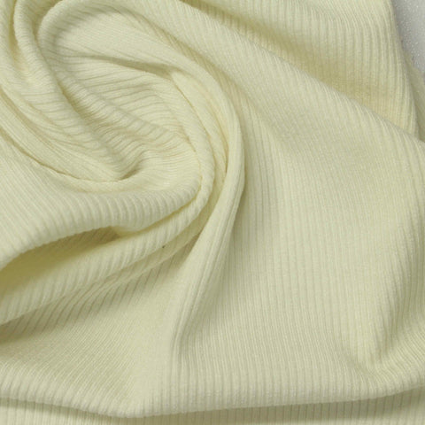Off-White Rib Knit, Viscose