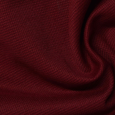 100% Polyester Rib Knit Fabric, 210 gsm — Red