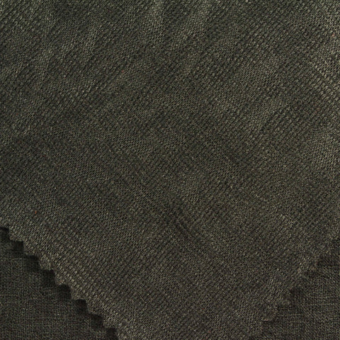 Dark Grey Heather Jacquard, Poly-Viscose