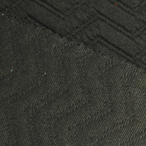 Green Tone-on-Tone Jacquard, Poly-Cotton