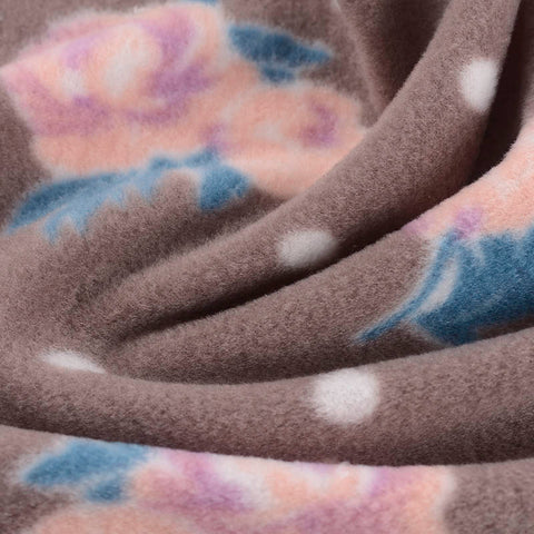 Pink Roses Knit, Polyester, 206 gsm