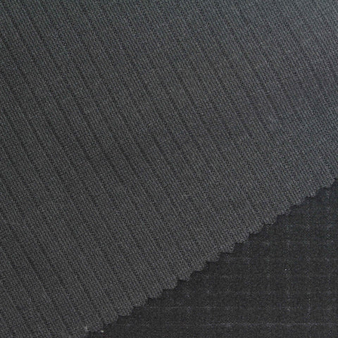 Dark Grey Check Fleece, Polyester
