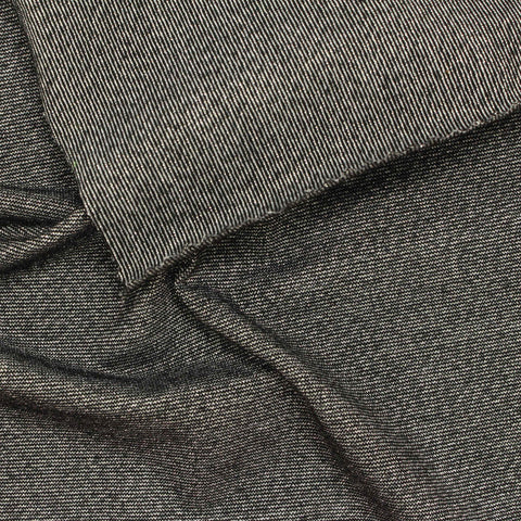 Heathered Grey Marl Jersey Knit, 160 gsm