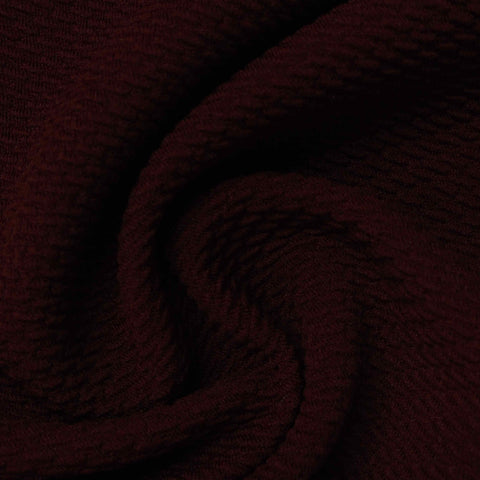 Dark Red Heathered-Marl Knit