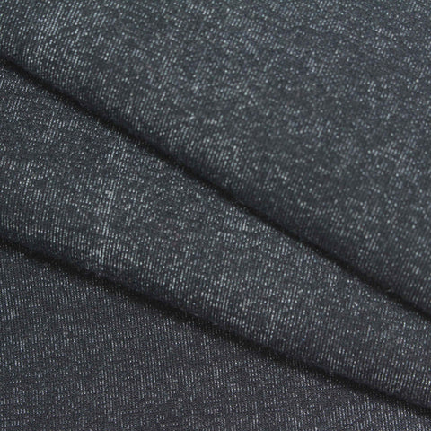 Dark Grey Marl Scuba Knit, Poly-Cotton, 420 gsm, 175 cm