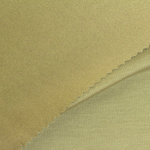 Polyester Tencel Lyocell Stretch Scuba Knit Fabric, 250 gsm, 170 cm — Green