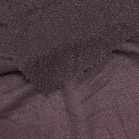 Dark Purple Marl Knit, Polyester, 100 gsm