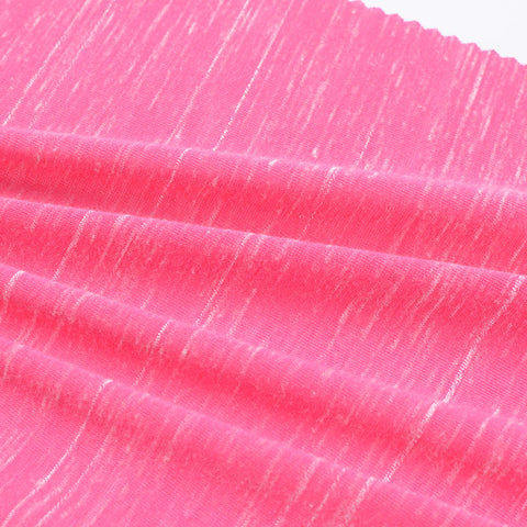 Pink Marl Jersey Knit, Poly-Viscose, 150 gsm, 160 cm, ref EF-3830