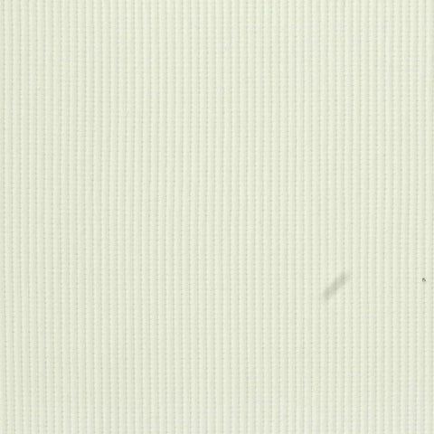 Polyester Stretch Rib Knit Fabric, 380 gsm, 132 cm — White