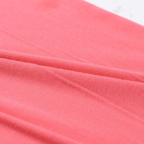 Cotton Modal Jersey Knit Fabric, 105 gsm, 150 cm — Pink