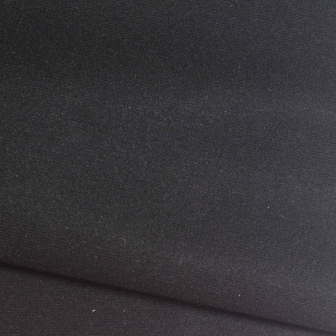 Polyester Tencel Lyocell Stretch Scuba Knit Fabric, 350 gsm, 160 cm — Black