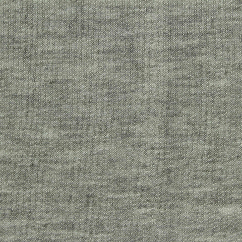 Light Grey Marl French Terry, Poly-Viscose, 200 gsm