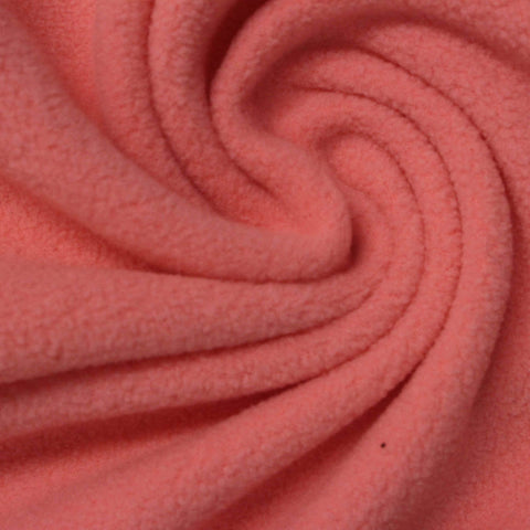 100% Polyester Fleece Fabric, 200 gsm, 160 cm — Red