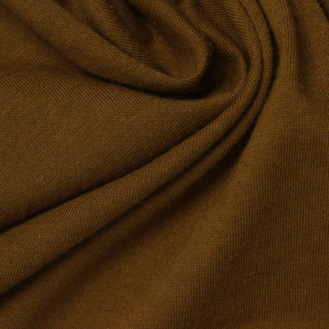 Jersey Knit Fabric, 145 gsm, 173 cm — Brown